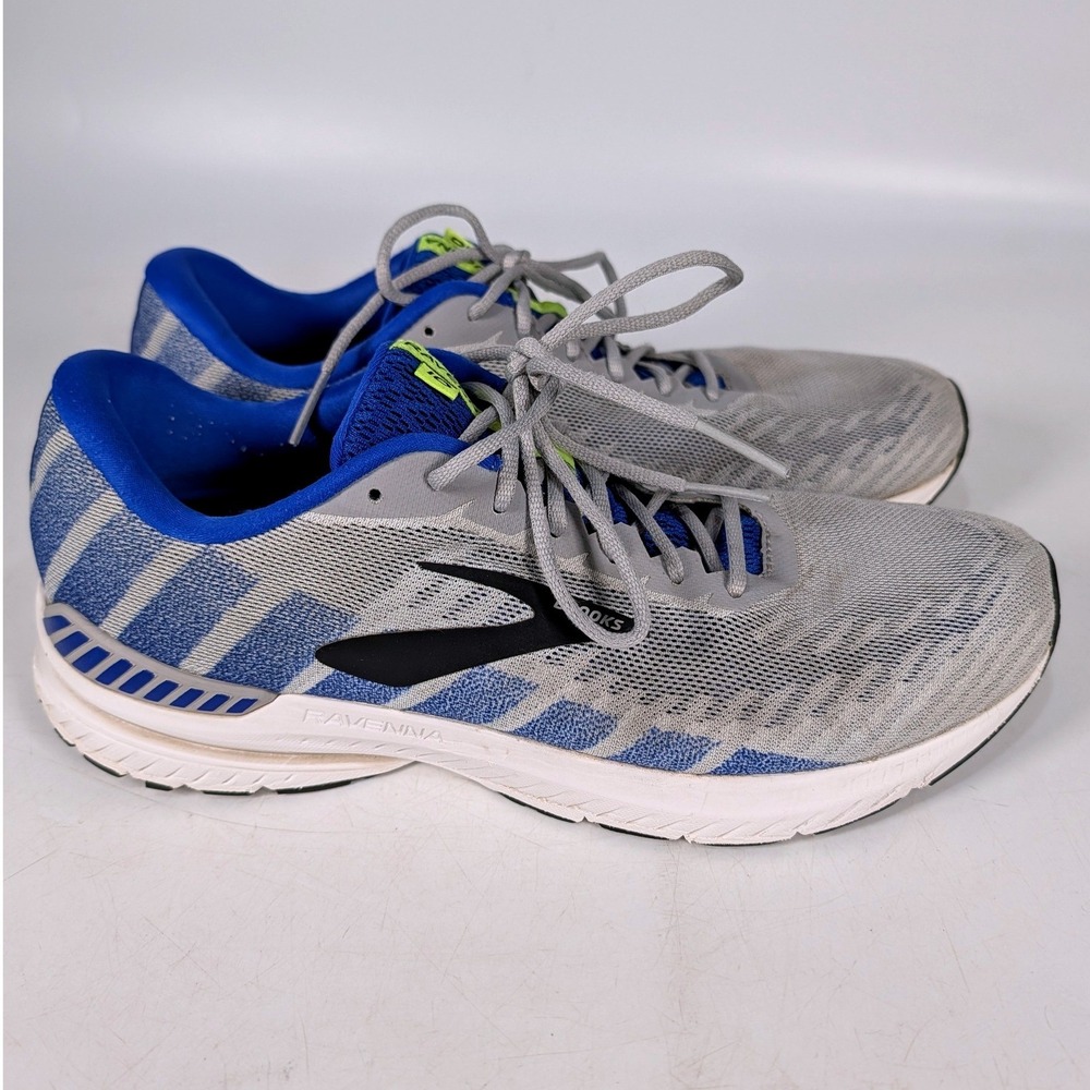 Brooks Ravenna 10 Mens Running Shoes Grey Blue 1102981D082 Size 11